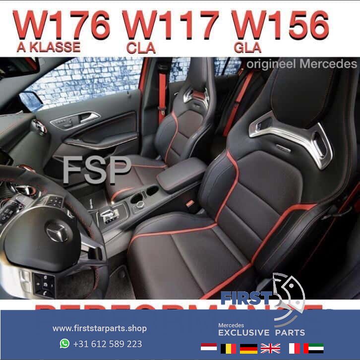 W176 A W117 CLA W156 GLA schaal stoelen 45 AMG Memory Leer ! complete interior usado en Menorca