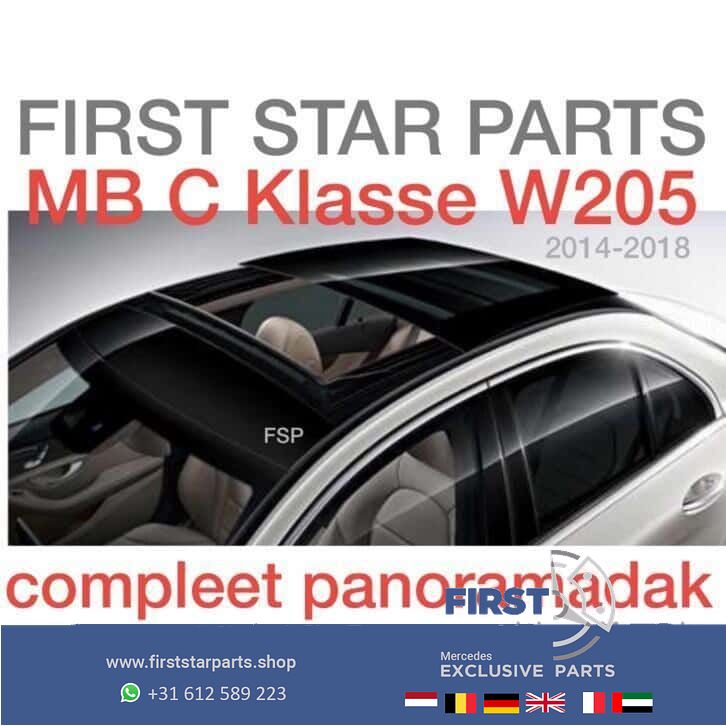W205 completo Panoramadak Mercedes C Clase 2014-2018 PANO panoramic roof usado en Menorca