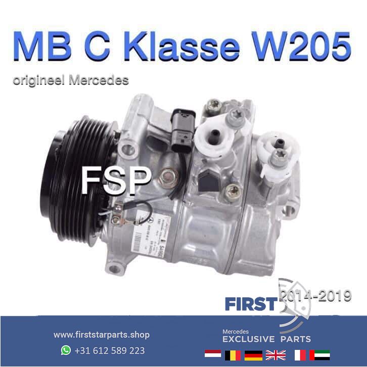 Airco pomp W205 C205 S205 originalinalinalinalineel Mercedes C Clase 2018 air conditioning pump air conditioning compressor usado en Menorca