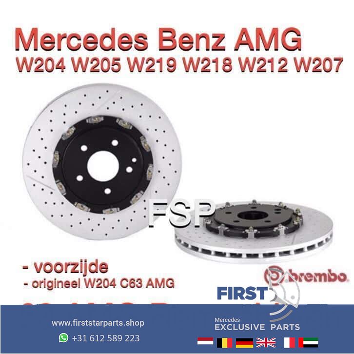 C63 E63 CLS63 AMG Remschijven Mercedes 2007-2016 : Brembo 63 brake disc left and right usado en Menorca