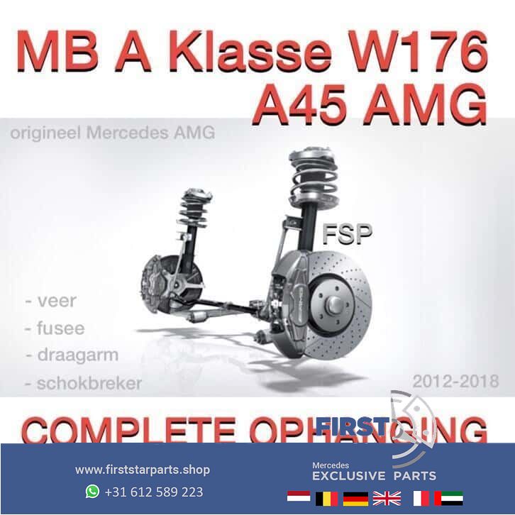 W176 A 45 AMG veerpoot schokdemper wielnaaf draagarm fusee strut complete single usado en Menorca