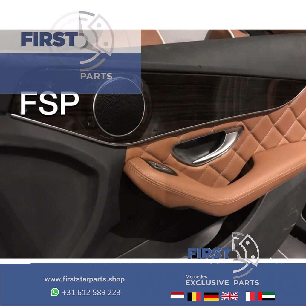 W205 C43 C63 AMG Edition Interieur Mercedes C Clase 2014-2019 bruin leer 43 63 AMG stoelen + achterbank + deurpanelen completo nuevostaat chairs and bench usado en Menorca foto 6