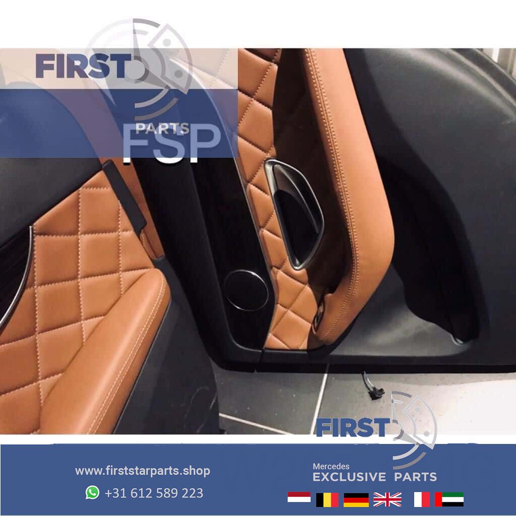 W205 C43 C63 AMG Edition Interieur Mercedes C Clase 2014-2019 bruin leer 43 63 AMG stoelen + achterbank + deurpanelen completo nuevostaat chairs and bench usado en Menorca foto 8