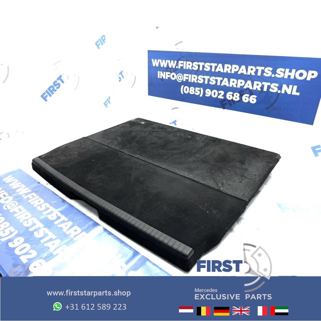 W253 Kofferbakmat A2536807306 Mercedes GLC Clase 2016-2021 X253 zwarte kofferbak bekleding laadruimte bodem deksel C253 A2536802204 GLC43 GLC63 GLC63s car mats trunk mat usado en Menorca foto 2