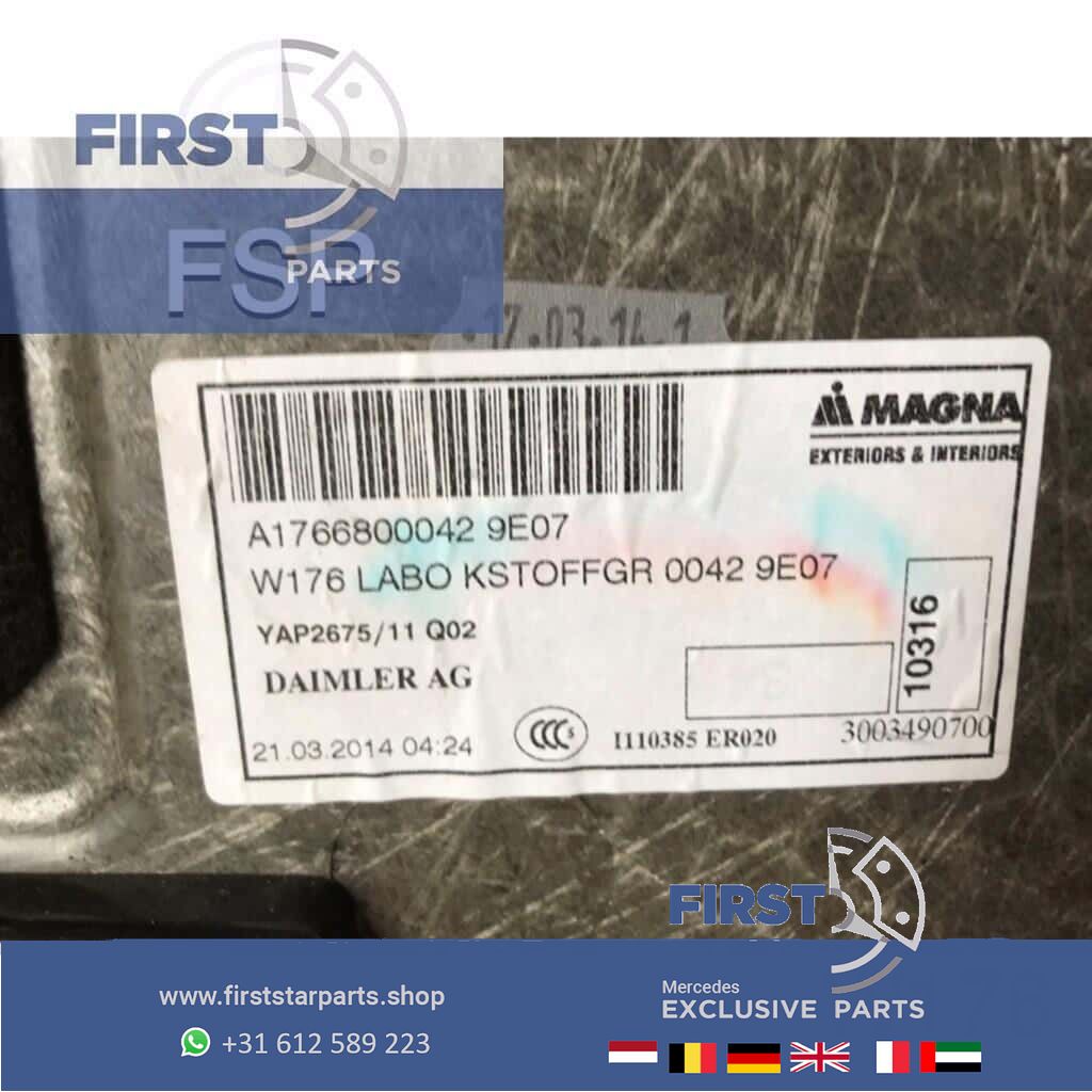 Kofferbakmat Mercedes A B C CLA GLA Clase zwarte kofferbak bekleding deksel car mats trunk mat usado en Menorca foto 4