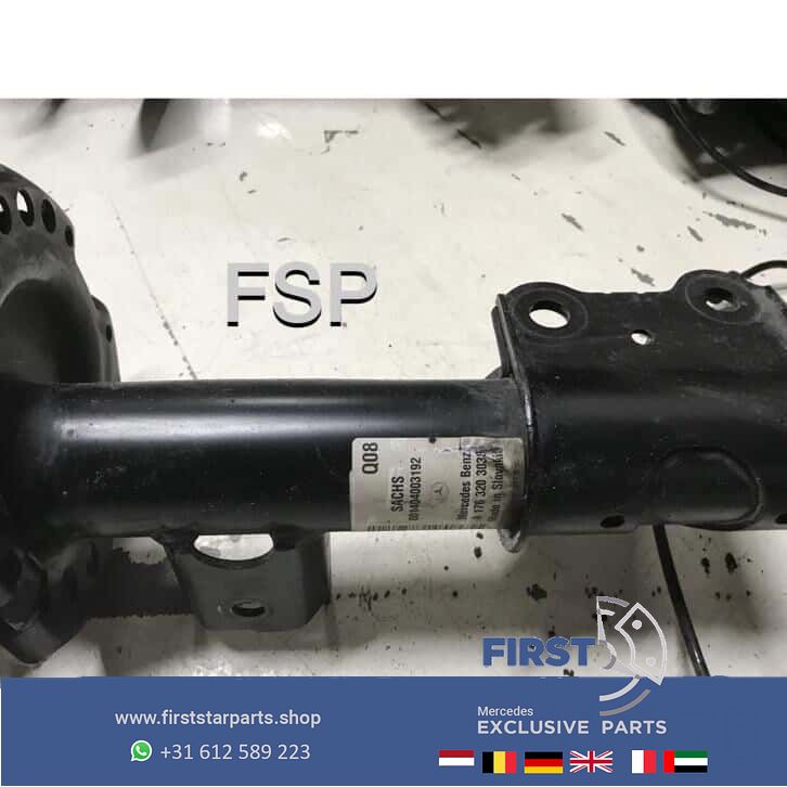 W176 complete veerpoot Mercedes A Clase / fusee schokdemper strut complete left and right usado en Menorca foto 4