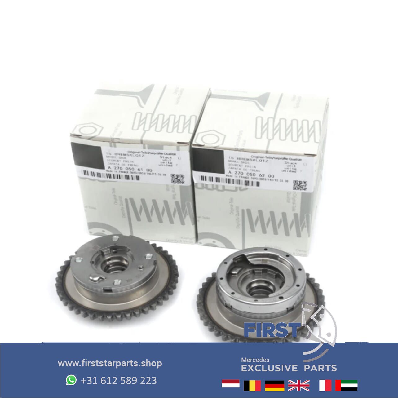 A2700506200 2700506100 A2600500500 2600500500 Nokkenas versteller W176 W246 W156 W177 W205 W257 W206 M133 M260 M264 M274 camshaft and accessories usado en Menorca foto 7