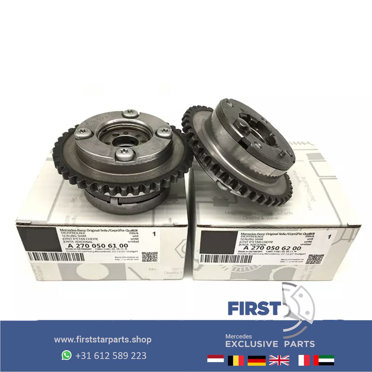 A2700506200 2700506100 A2600500500 2600500500 Nokkenas versteller W176 W246 W156 W177 W205 W257 W206 M133 M260 M264 M274 camshaft and accessories usado en Menorca