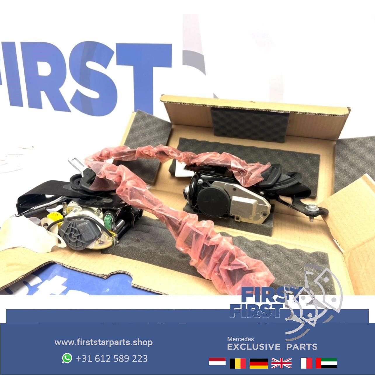 A2538601300 W253 C253 GLC Clase 43 63 AMG GORDEL originalineel MERCEDES PRE-SAFE GORDELS seatbelt complete set usado en Menorca foto 9