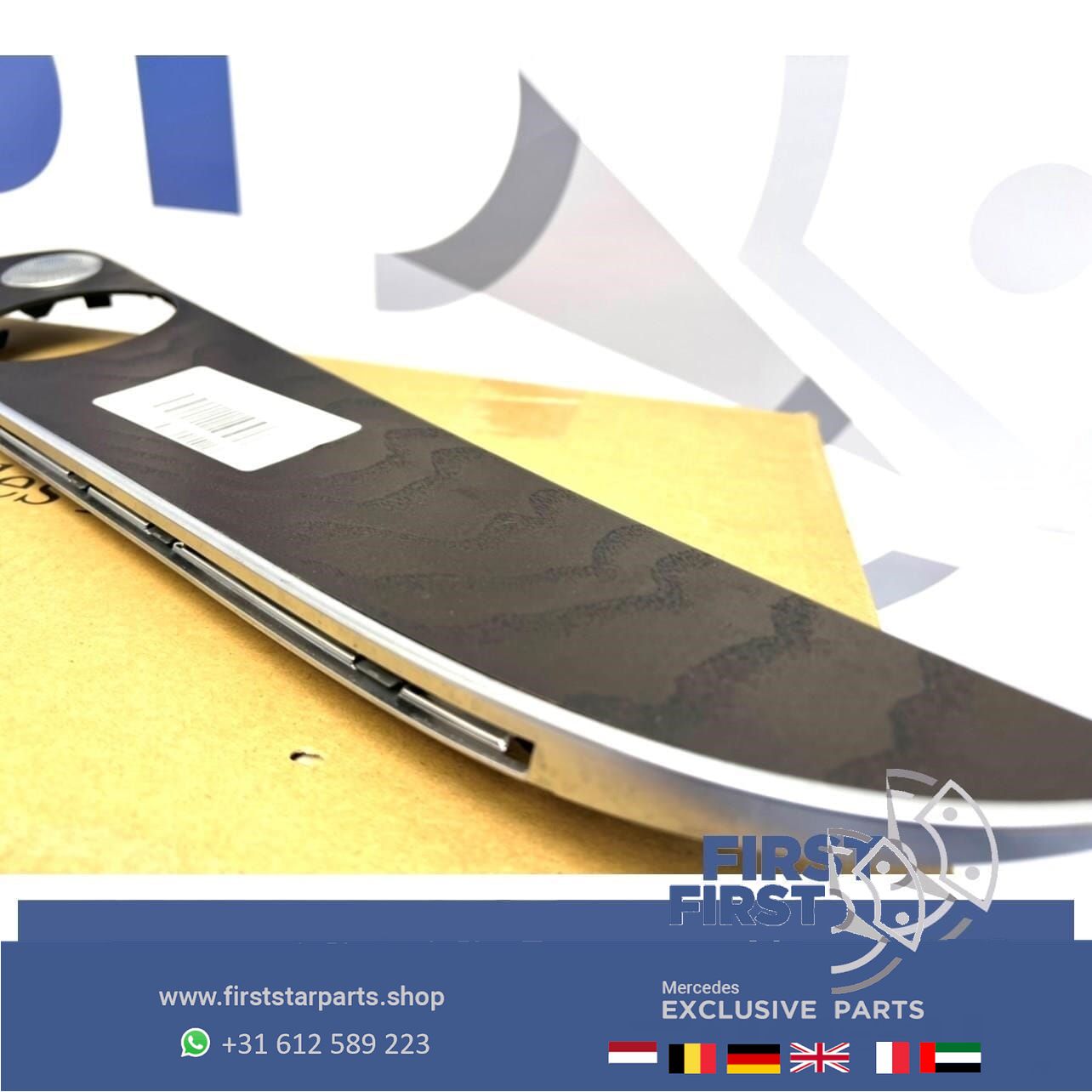 A205 C205 DEURLIJST LINKS + RECHTS ACHTER HOUT BURMESTER memory Mercedes C Clase 2014-2021 C43 C63 C63S AMG HOUT PORTIER SIER LIJST SET (2x) door upholstery door panel set of 2 usado en Menorca foto 3
