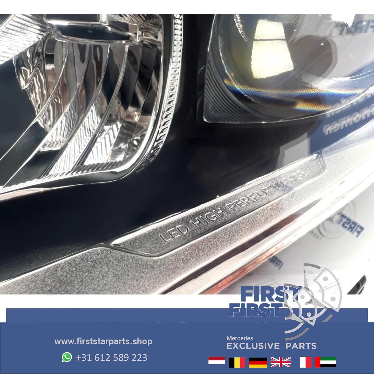 W156 X156 GLA45 AMG FACELIFT LED KOPLAMPEN SET High Performance LINKS + RECHTS 2016-2020 originalINEEL headlight left and right usado en Menorca foto 6