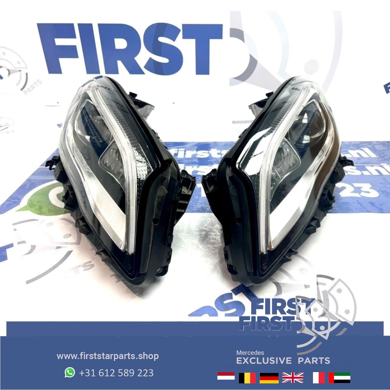 W156 X156 GLA45 AMG FACELIFT LED KOPLAMPEN SET High Performance LINKS + RECHTS 2016-2020 originalINEEL headlight left and right usado en Menorca foto 9