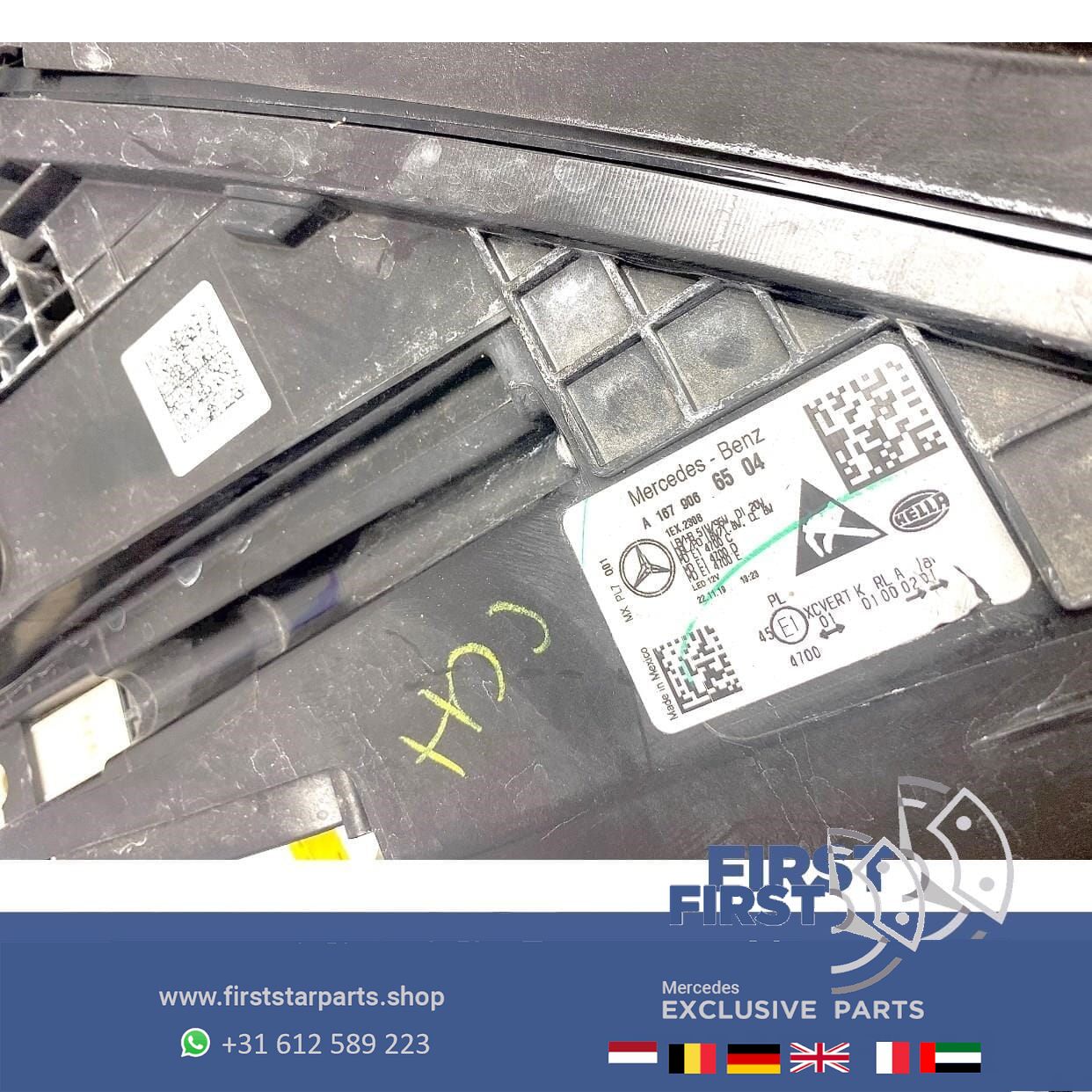 W167 V167 C167 GLE MULTIBEAM LED KOPLAMPEN Mercedes 2019-2021 originalINEEL LINKS of RECHTS headlight left and right usado en Menorca foto 6