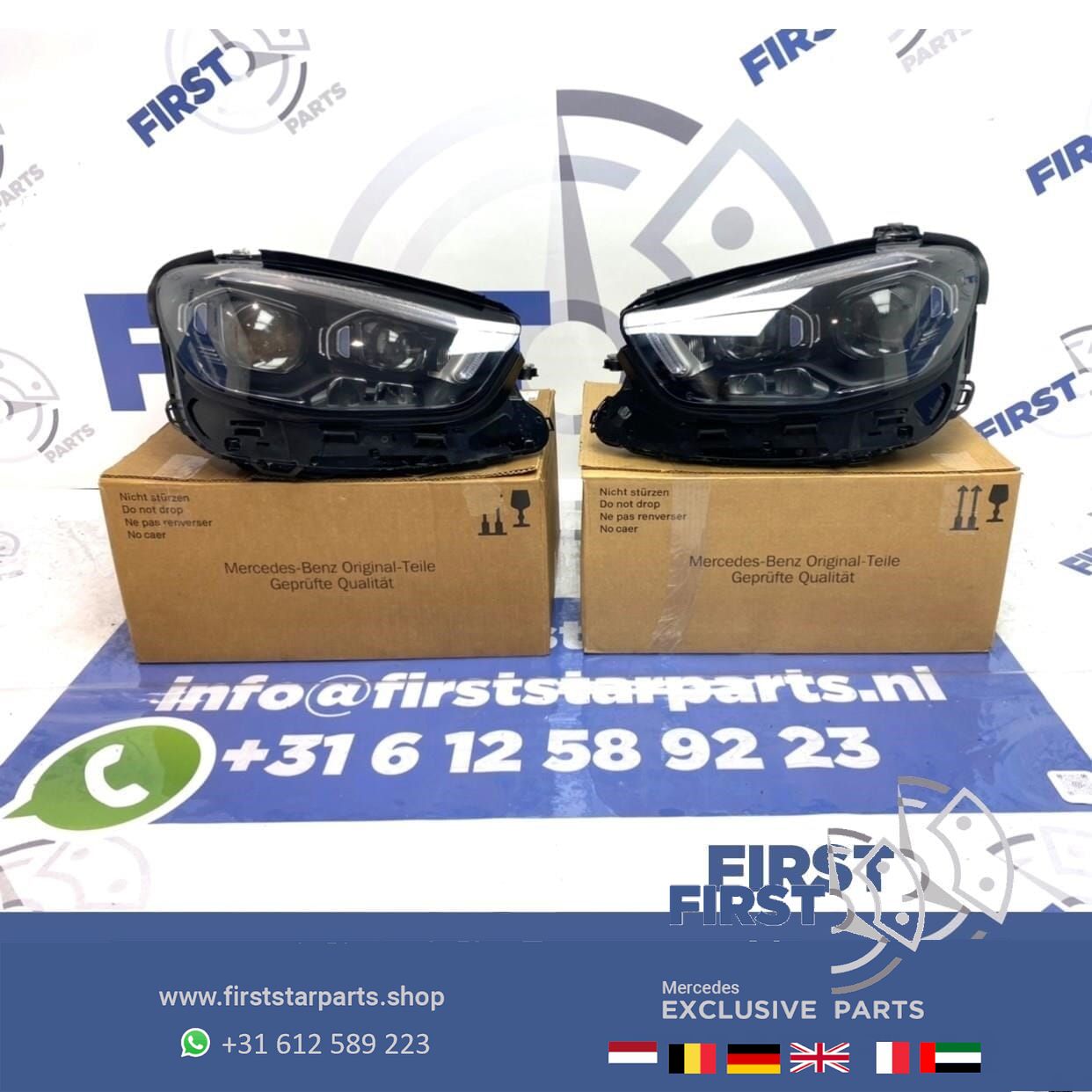 W213 W238 FACELIFT E Clase LED MULTIBEAM koplampen completo MET MODULES originalineel 2018-2021 links rechts set headlight left and right usado en Menorca