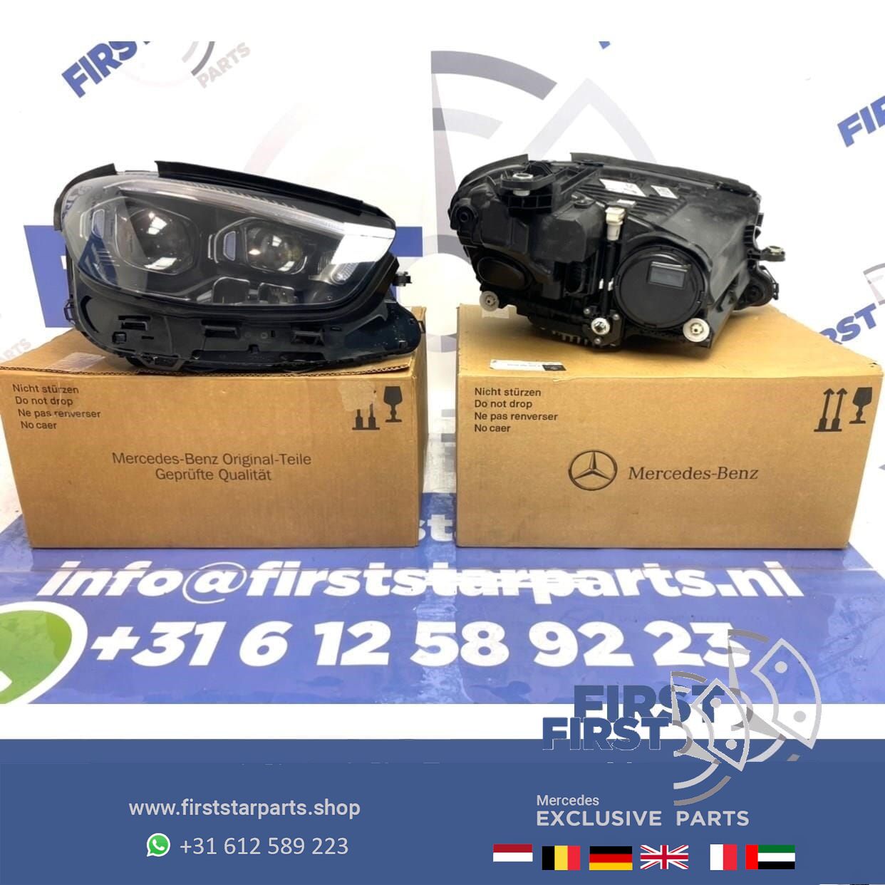 W213 W238 FACELIFT E Clase LED MULTIBEAM koplampen completo MET MODULES originalineel 2018-2021 links rechts set headlight left and right usado en Menorca foto 2