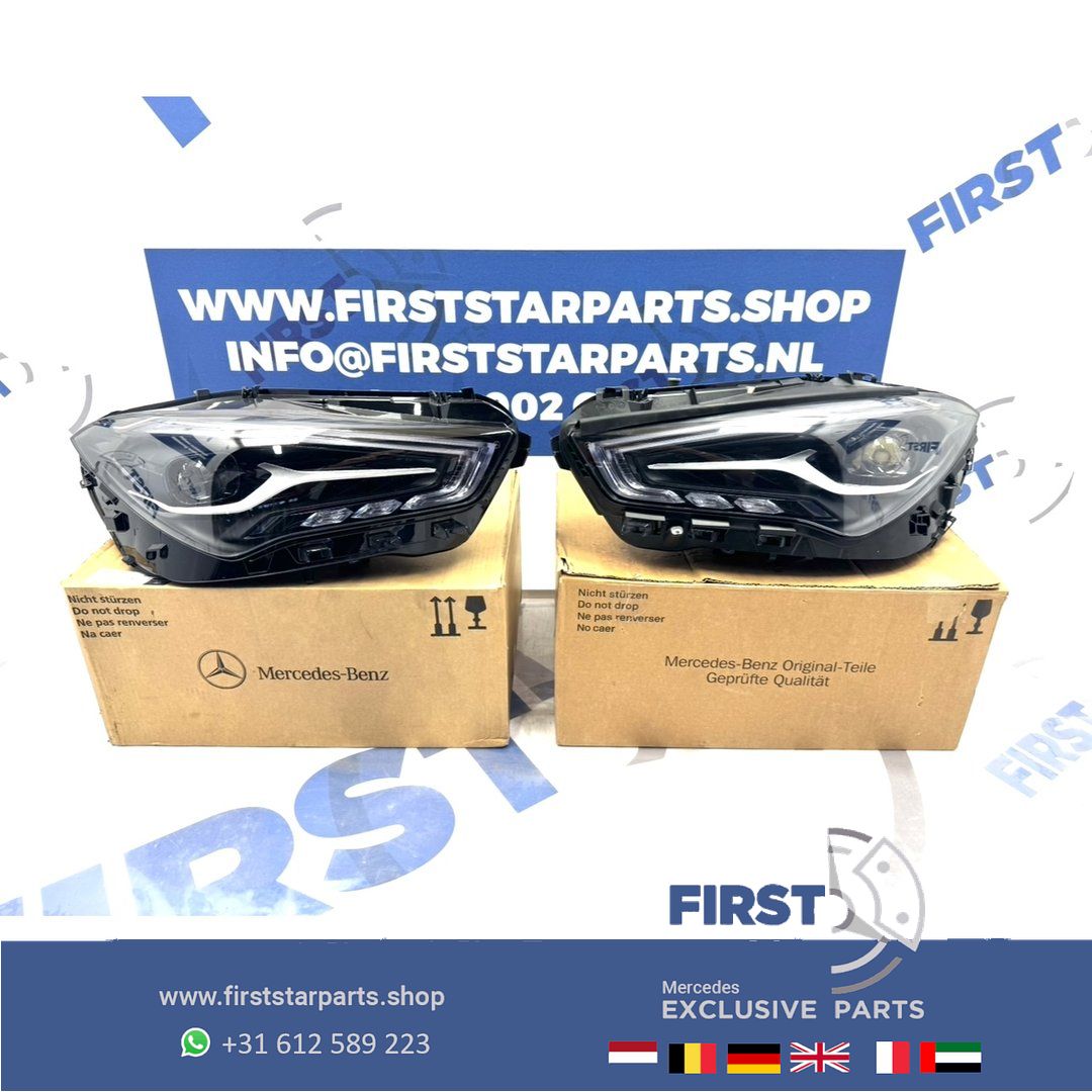 W118 FACELIFT CLA LED MULTIBEAM KOPLAMPEN Mercedes C118 X118 2022-2025 originalINEEL MB A1189060701 / A1189068601 SCHEINWERFER HEADLIGHT SET 118 MOPF headlight left and right usado en Menorca foto 2