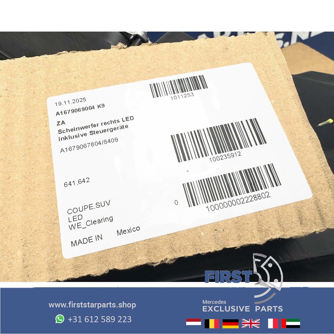 W167 V167 C167 FACELIFT GLE63 AMG MULTIBEAM LED KOPLAMPEN SET Mercedes 2019-2021 originalINEEL LINKS EN RECHTS headlight left and right usado en Menorca foto 21