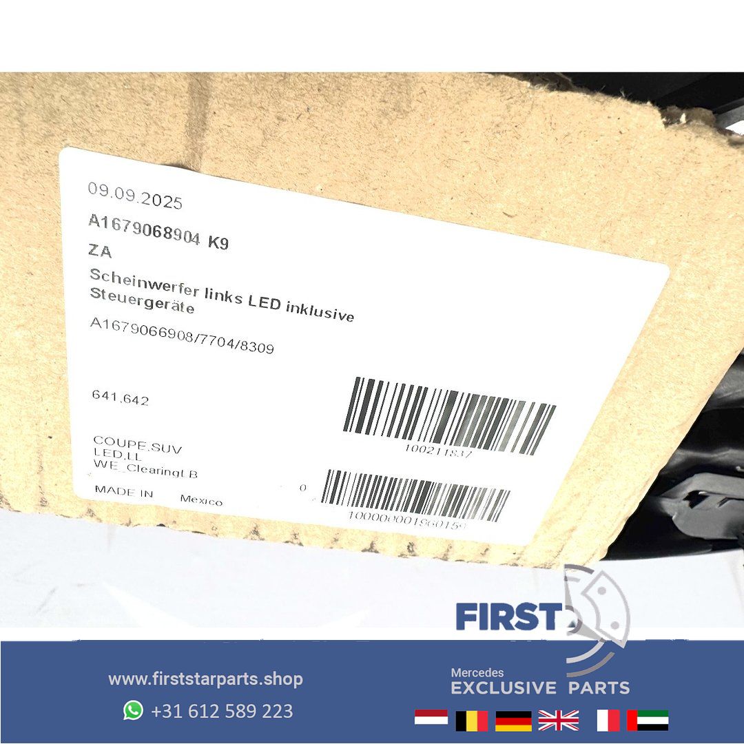 W167 V167 C167 FACELIFT GLE63 AMG MULTIBEAM LED KOPLAMPEN SET Mercedes 2019-2021 originalINEEL LINKS EN RECHTS headlight left and right usado en Menorca foto 23