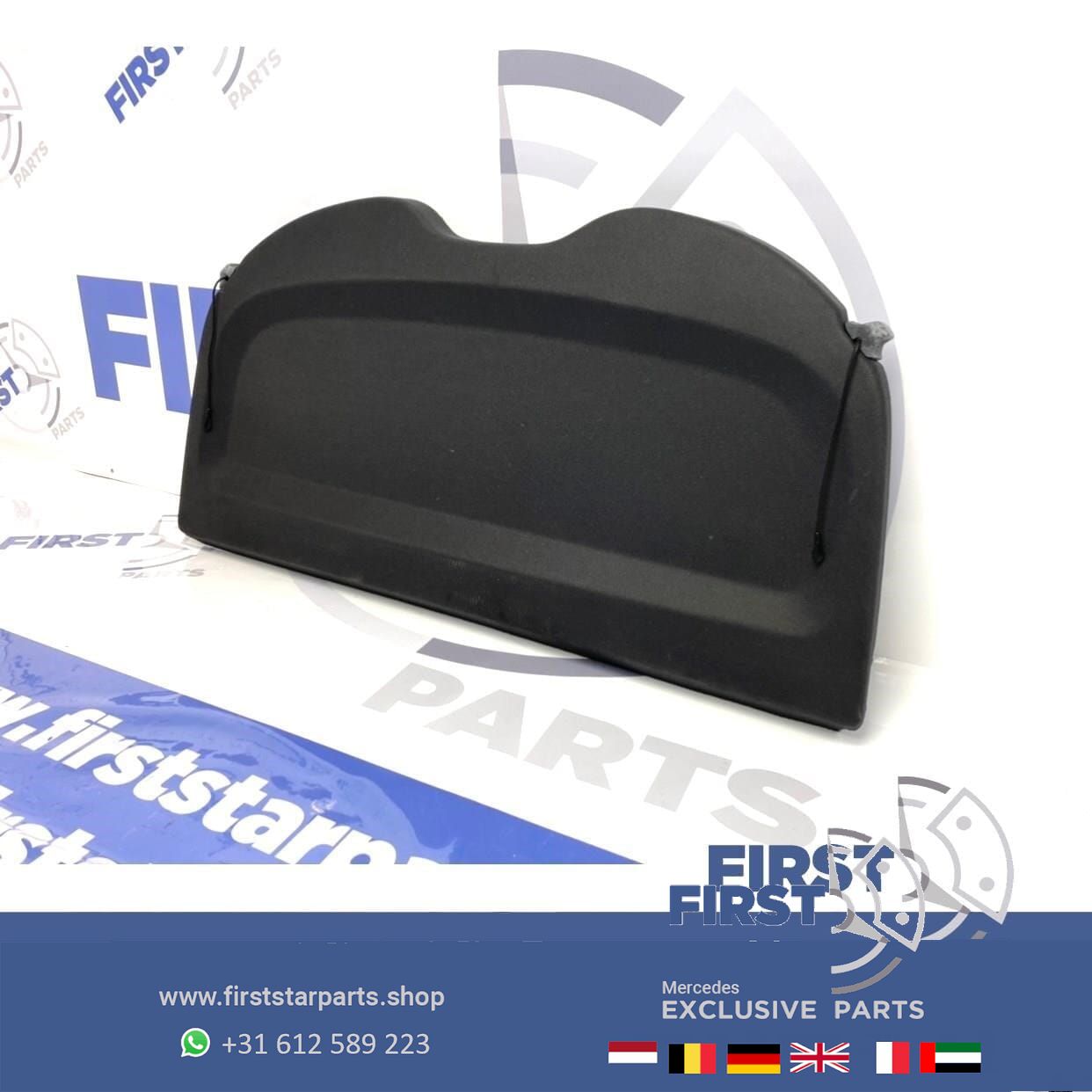 W176 HOEDENPLANK Mercedes A Clase A1766902300 2012-2018 HOEDEPLANK originalINEEL ZWART rear shelf roll cover usado en Menorca foto 2