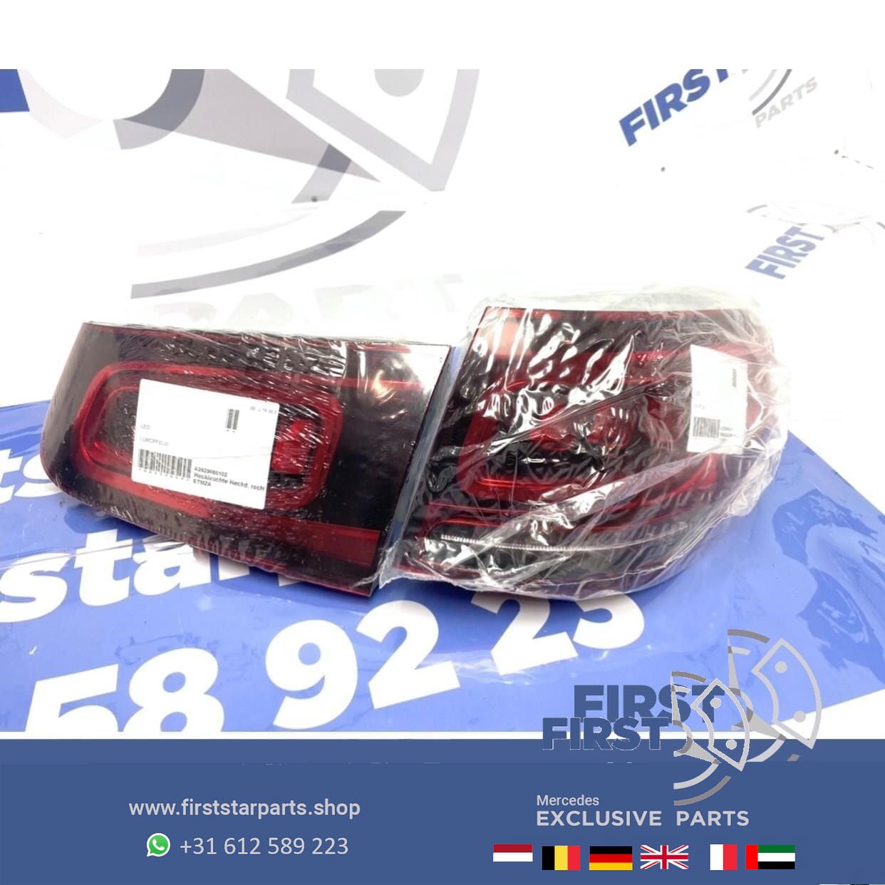 W253 FACELIFT GLC LED ACHTERLICHT SET RECHTS Mercedes 2020-2022 originalINEEL LINKS grille head lamp single usado en Menorca