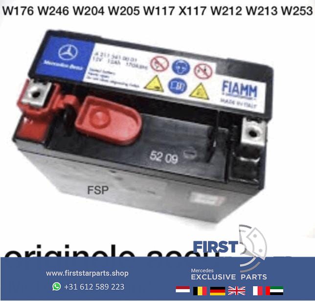 BACKUP ACCU W176 W246 W117 W156 W204 W205 W212 W213 W253 W166 W292 W460 W447 W906 originalinalinalinalinalINEEL MERCEDES 2016-2022 battery car brand original usado en Menorca