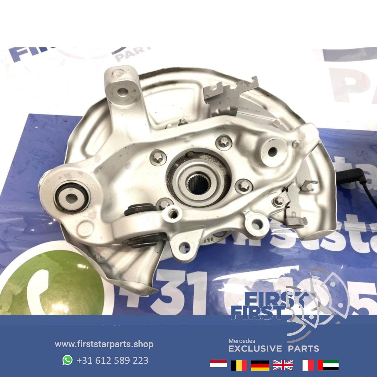 W205 C63s AMG FUSEE WIELLAGER LINKS ACHTER C Clase 63 2014-2021 asschenkel completo C63 AMG LINKSACHTER wheel bearing steering knuckle bearing usado en Menorca