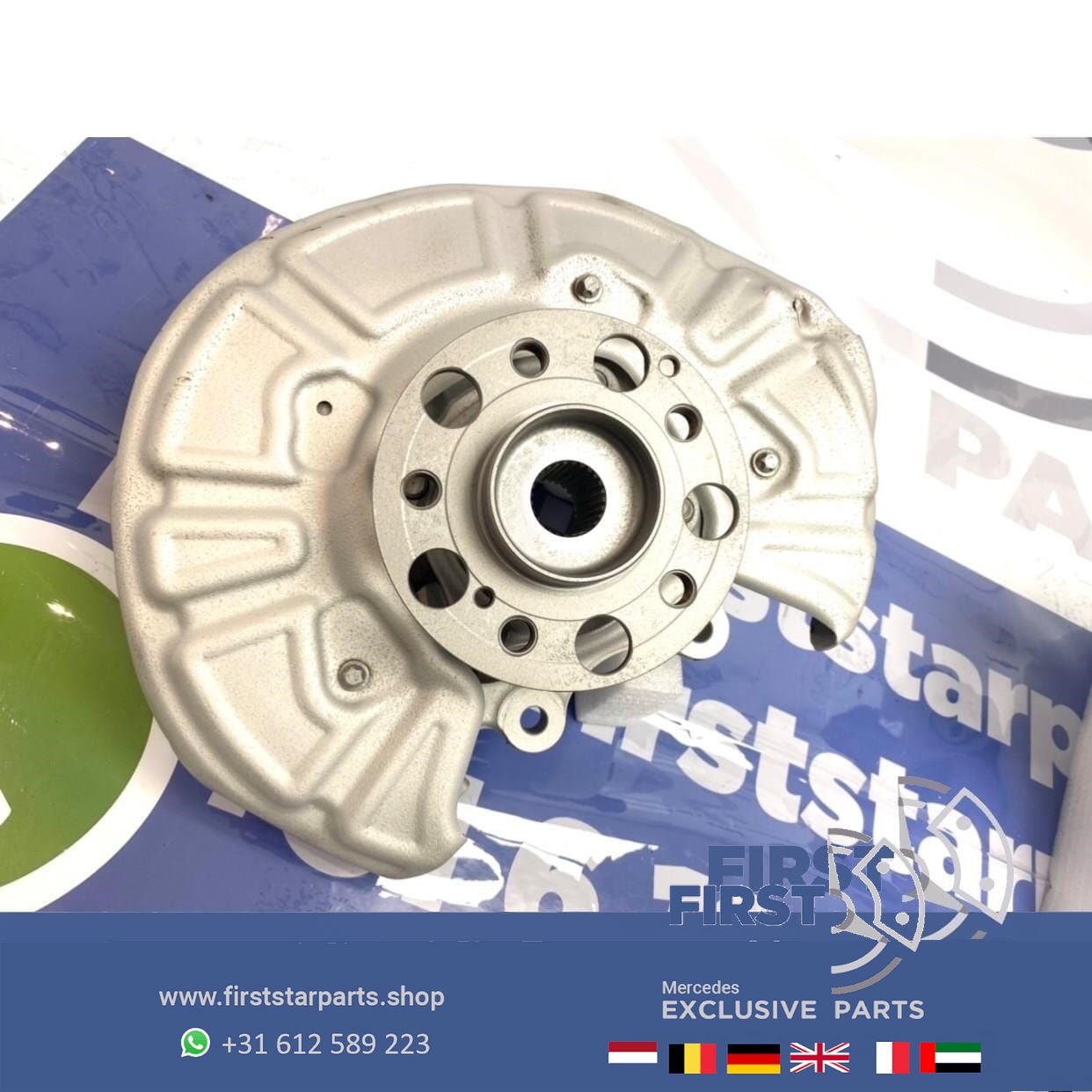 W205 C63s AMG FUSEE WIELLAGER LINKS ACHTER C Clase 63 2014-2021 asschenkel completo C63 AMG LINKSACHTER wheel bearing steering knuckle bearing usado en Menorca foto 2