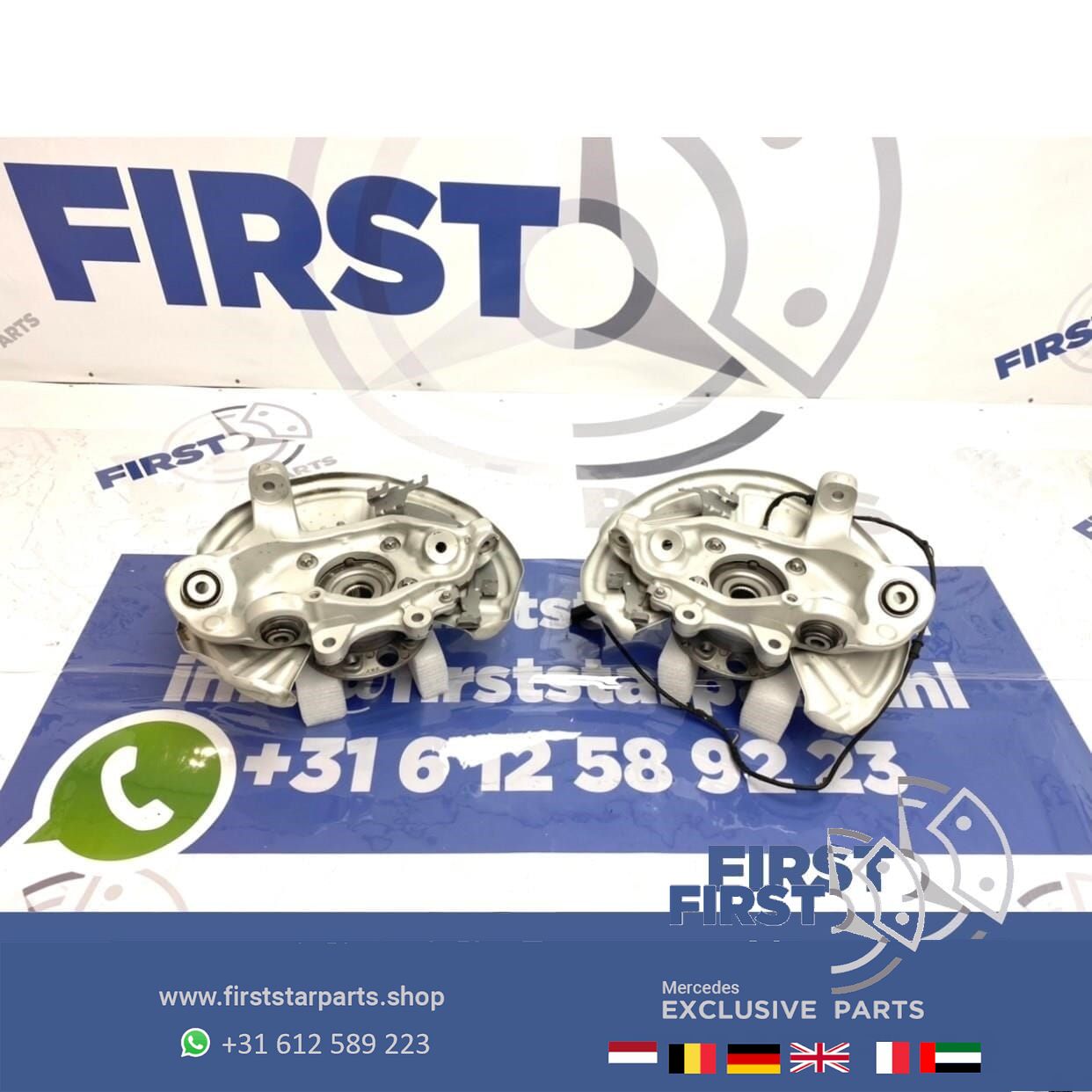 W205 C63s AMG FUSEE WIELLAGER LINKS ACHTER C Clase 63 2014-2021 asschenkel completo C63 AMG LINKSACHTER wheel bearing steering knuckle bearing usado en Menorca foto 5
