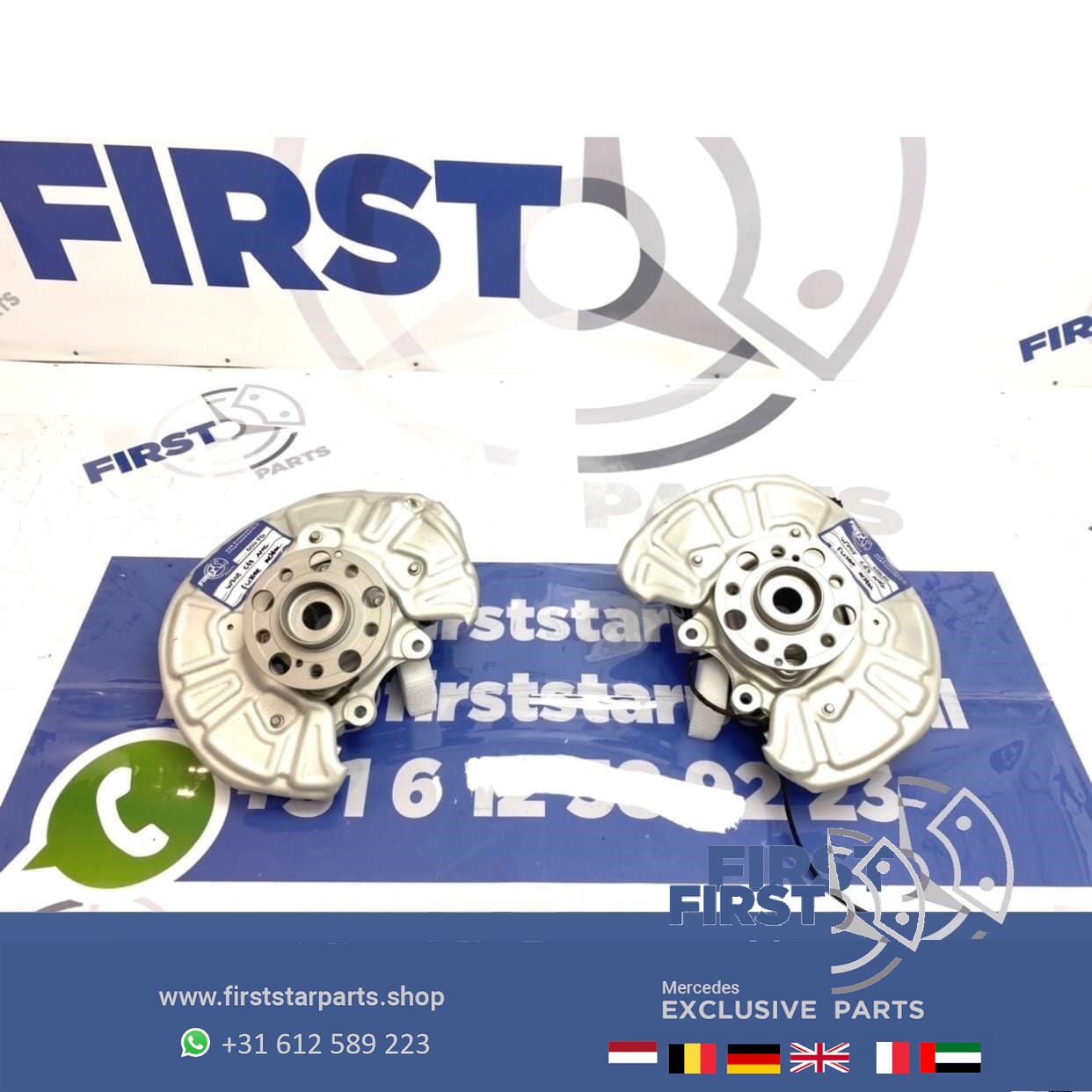 W205 C63s AMG FUSEE WIELLAGER LINKS ACHTER C Clase 63 2014-2021 asschenkel completo C63 AMG LINKSACHTER wheel bearing steering knuckle bearing usado en Menorca foto 6