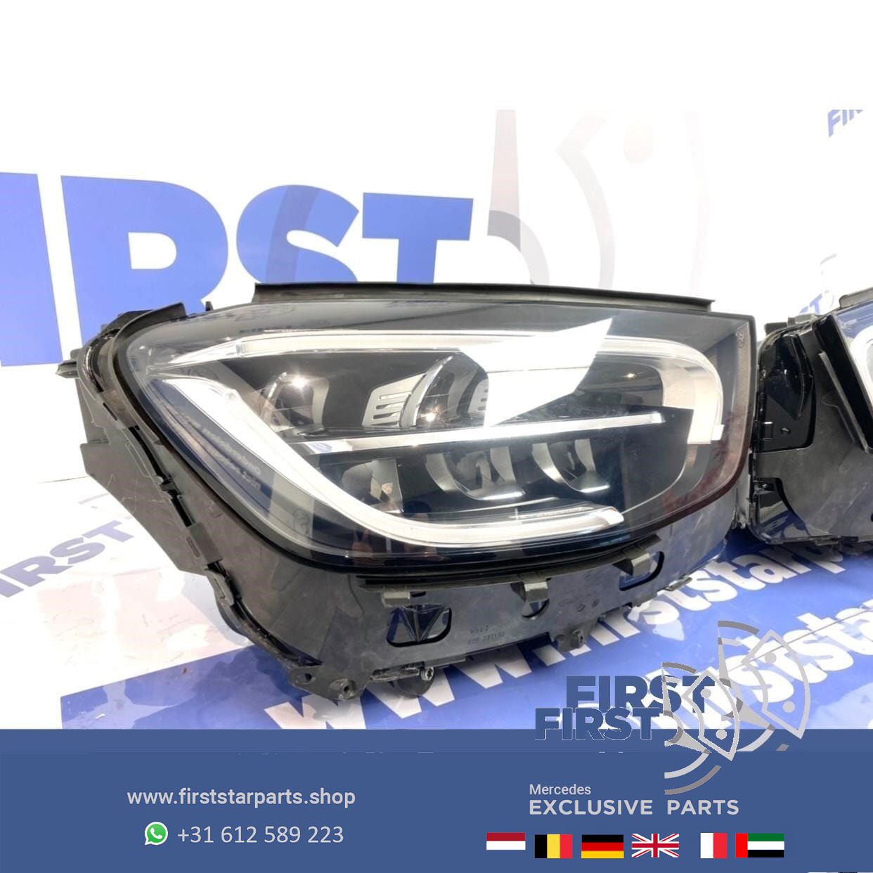 W253 FACELIFT GLC HP LED COMPLETE KOPLAMPEN SET Mercedes 2018-2022 originalINEEL LINKS + RECHTS High Performance headlight left and right usado en Menorca foto 7