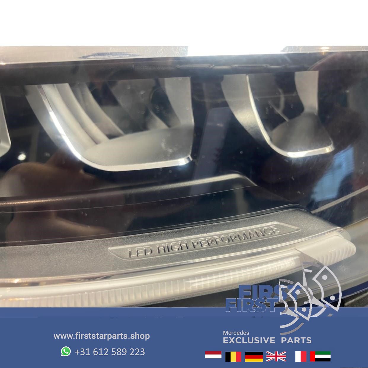 W253 FACELIFT GLC HP LED COMPLETE KOPLAMPEN SET Mercedes 2018-2022 originalINEEL LINKS + RECHTS High Performance headlight left and right usado en Menorca foto 8