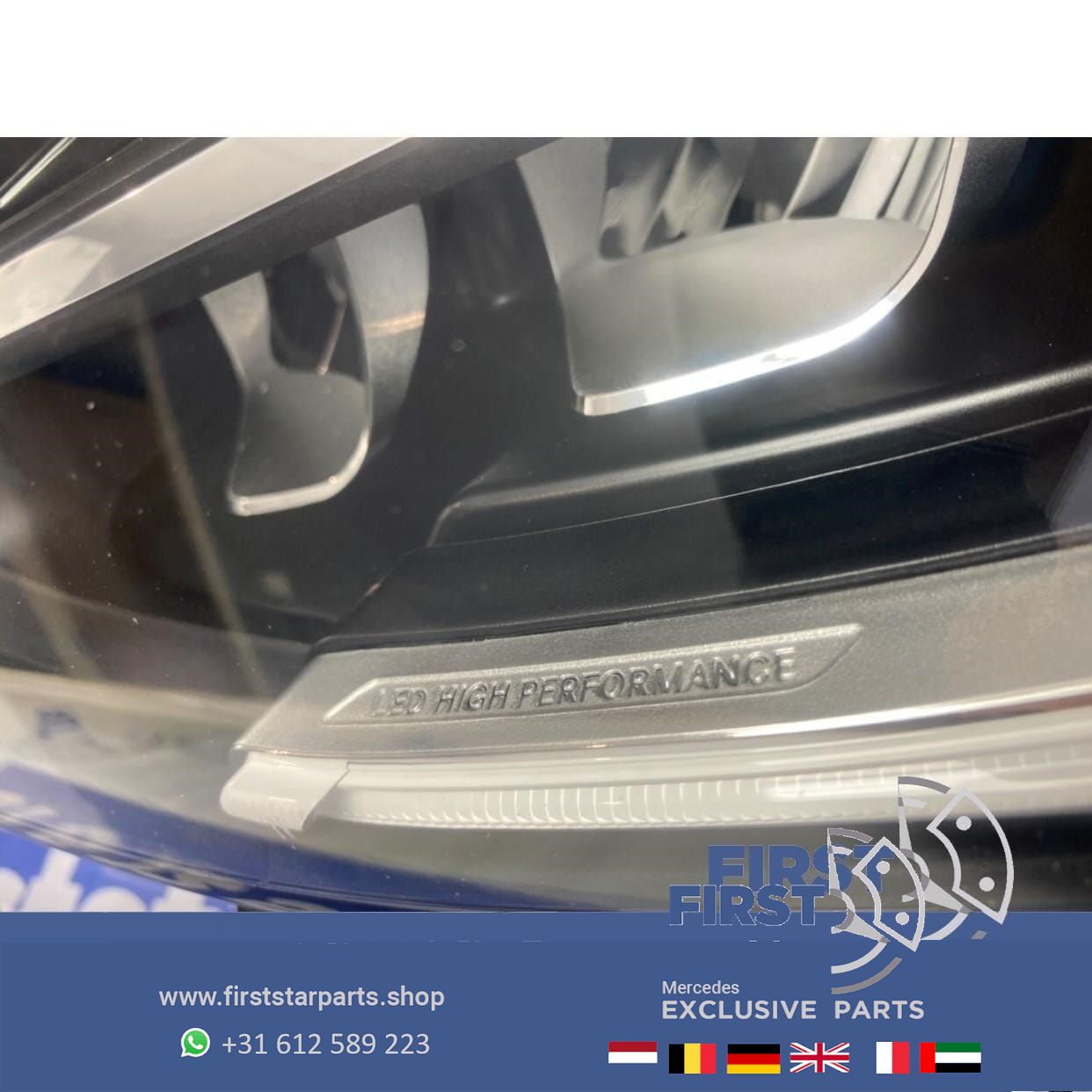 W253 FACELIFT GLC HP LED COMPLETE KOPLAMPEN SET Mercedes 2018-2022 originalINEEL LINKS + RECHTS High Performance headlight left and right usado en Menorca foto 10