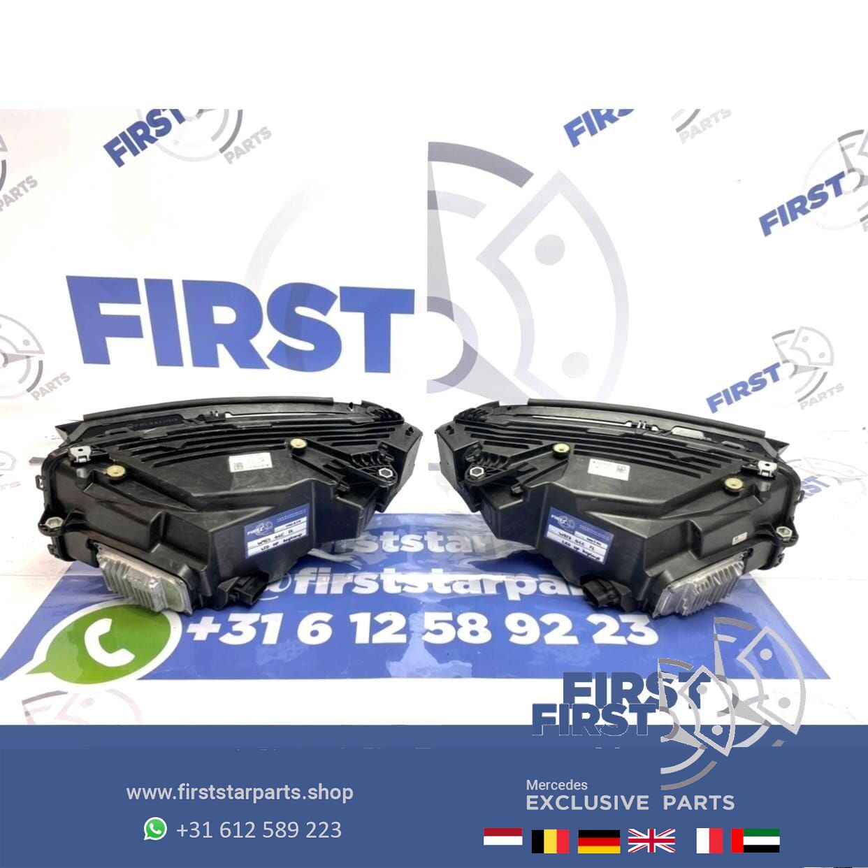 W253 FACELIFT GLC HP LED COMPLETE KOPLAMPEN SET Mercedes 2018-2022 originalINEEL LINKS + RECHTS High Performance headlight left and right usado en Menorca foto 11