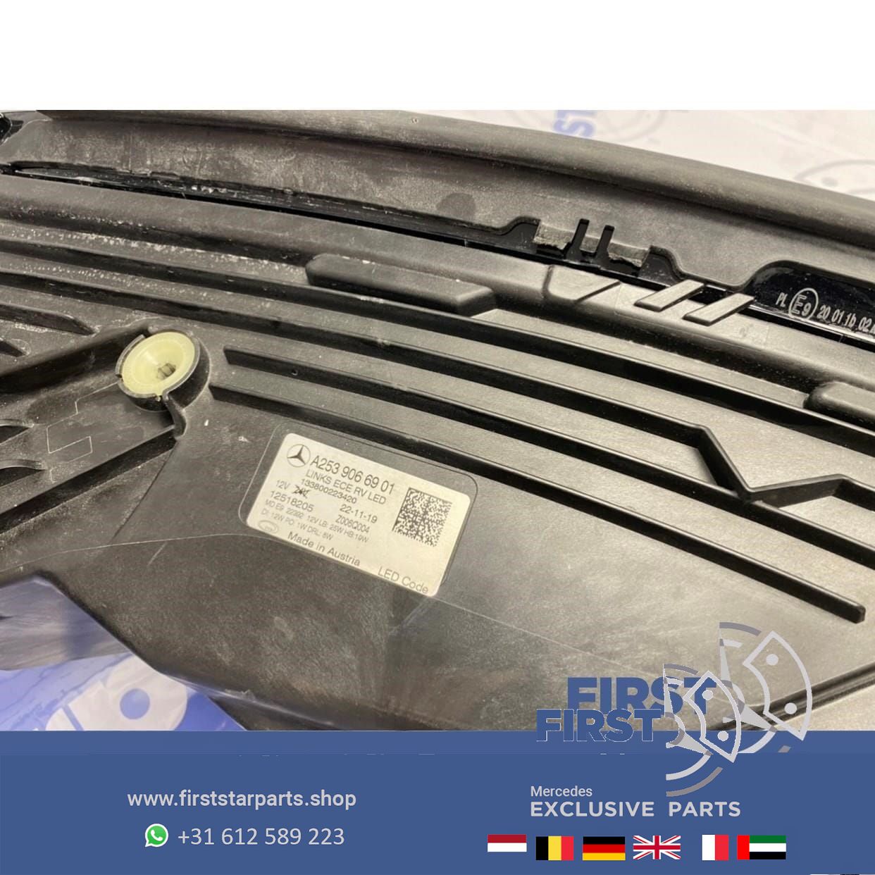 W253 FACELIFT GLC HP LED COMPLETE KOPLAMPEN SET Mercedes 2018-2022 originalINEEL LINKS + RECHTS High Performance headlight left and right usado en Menorca foto 12