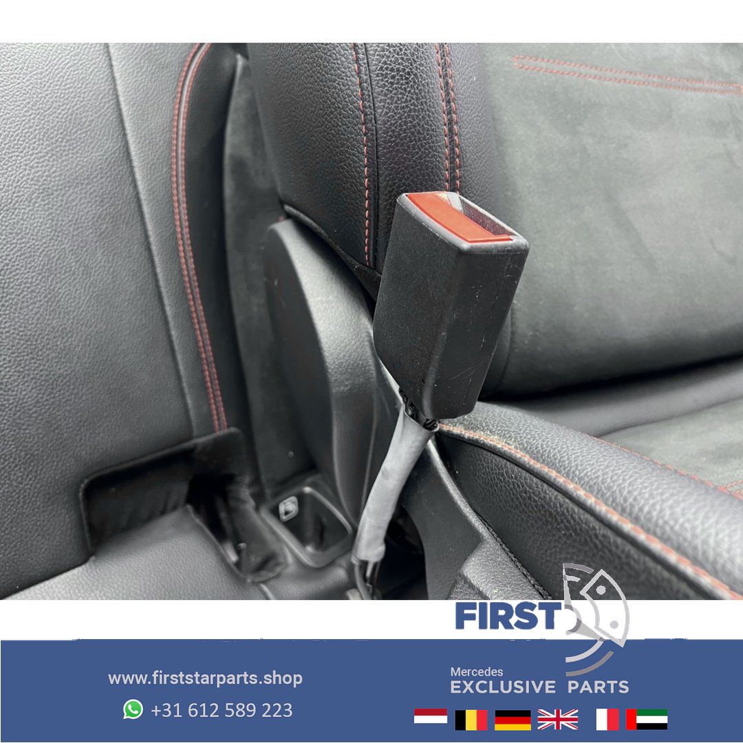 W177 AMG STOELEN ZWART Mercedes A Clase rode stik STOELEN + ACHTERBANK + DEURPANELEN 2018-2024 originalineel MB complete interior usado en Menorca foto 11