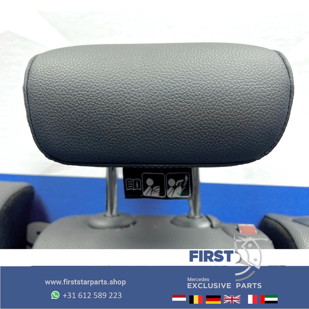 W177 AMG STOELEN ZWART Mercedes A Clase rode stik STOELEN + ACHTERBANK + DEURPANELEN 2018-2024 originalineel MB complete interior usado en Menorca foto 19