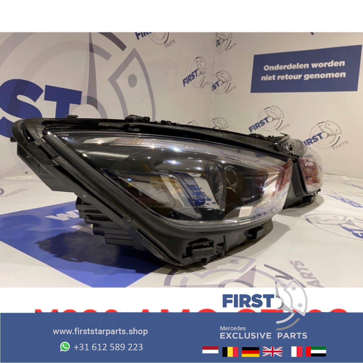 X290 W290 AMG GT63S MULTIBEAM KOPLAMP SET LINKS + RECHTS LED originalineel Mercedes 2018-2021 headlight left and right usado en Menorca foto 5
