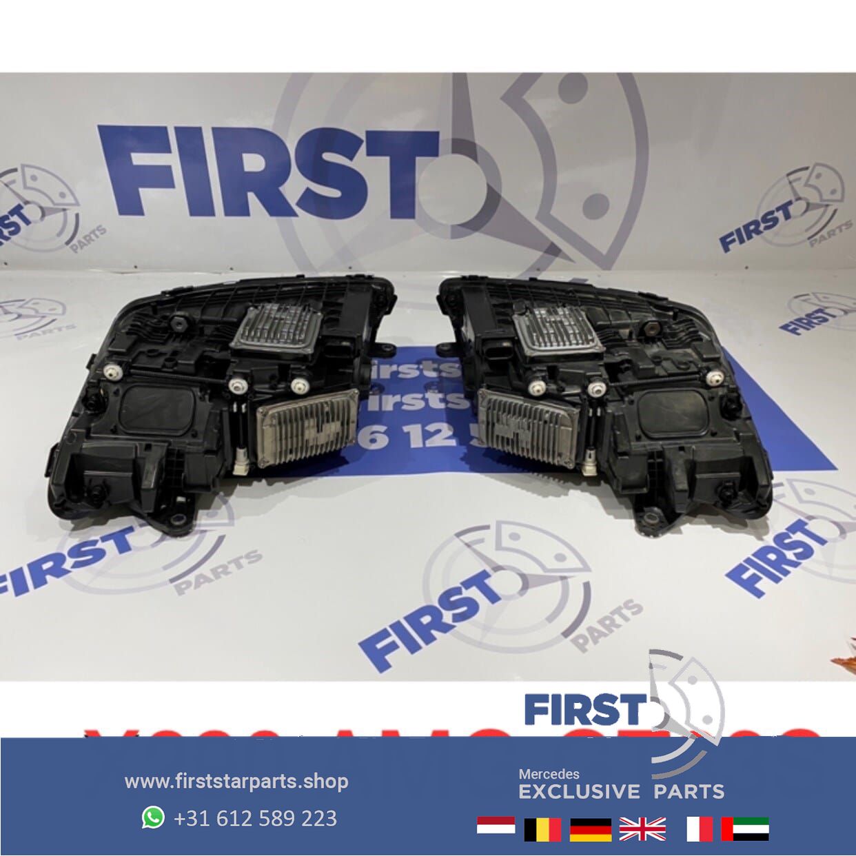 X290 W290 AMG GT63S MULTIBEAM KOPLAMP SET LINKS + RECHTS LED originalineel Mercedes 2018-2021 headlight left and right usado en Menorca foto 7