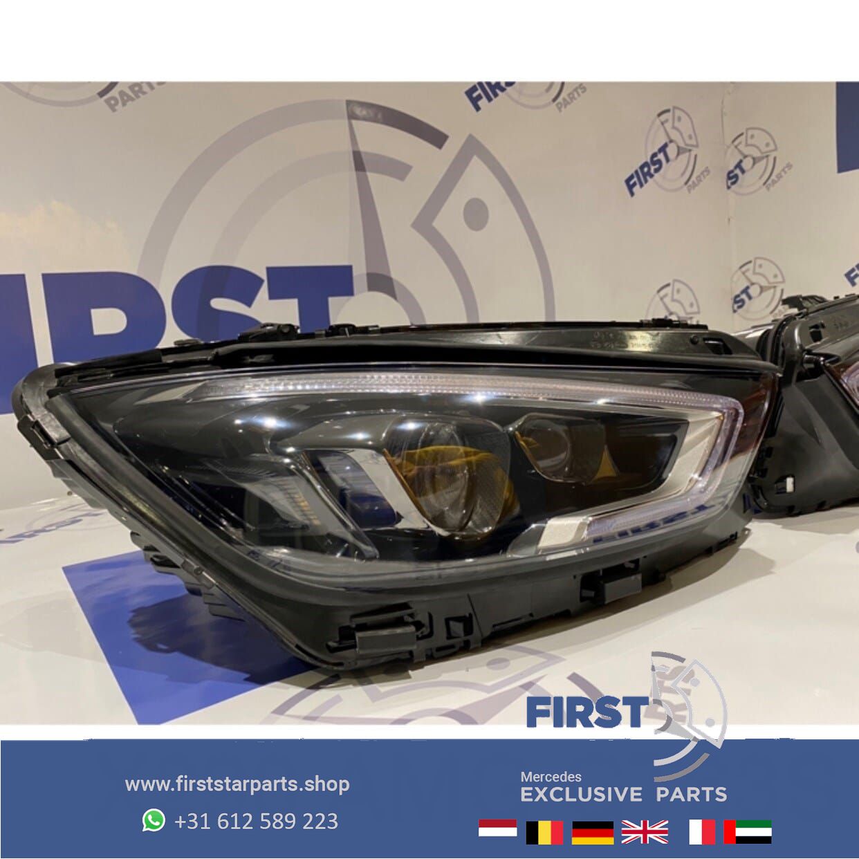 X290 W290 AMG GT63S MULTIBEAM KOPLAMP SET LINKS + RECHTS LED originalineel Mercedes 2018-2021 headlight left and right usado en Menorca foto 13