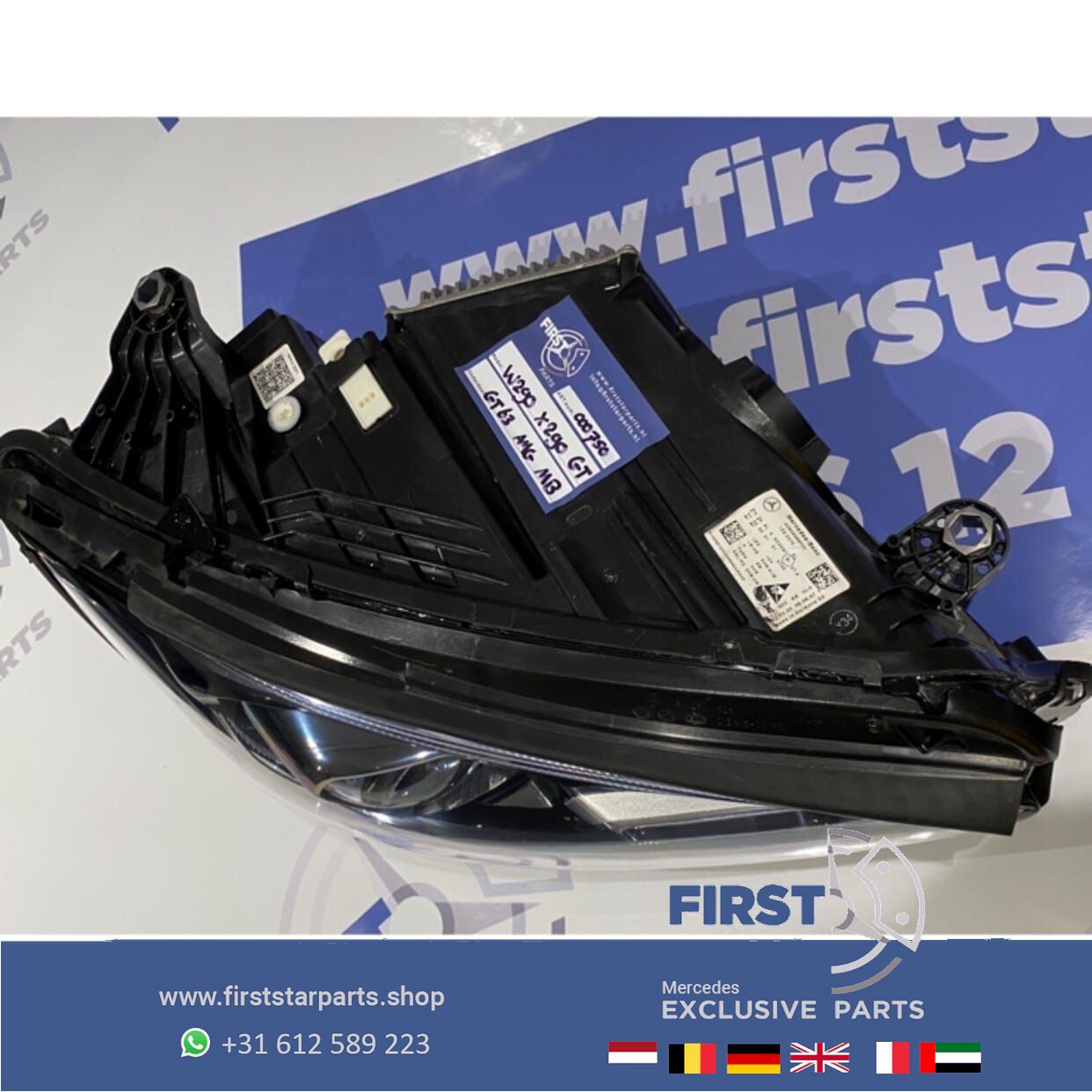 X290 W290 AMG GT63S MULTIBEAM KOPLAMP SET LINKS + RECHTS LED originalineel Mercedes 2018-2021 headlight left and right usado en Menorca foto 17