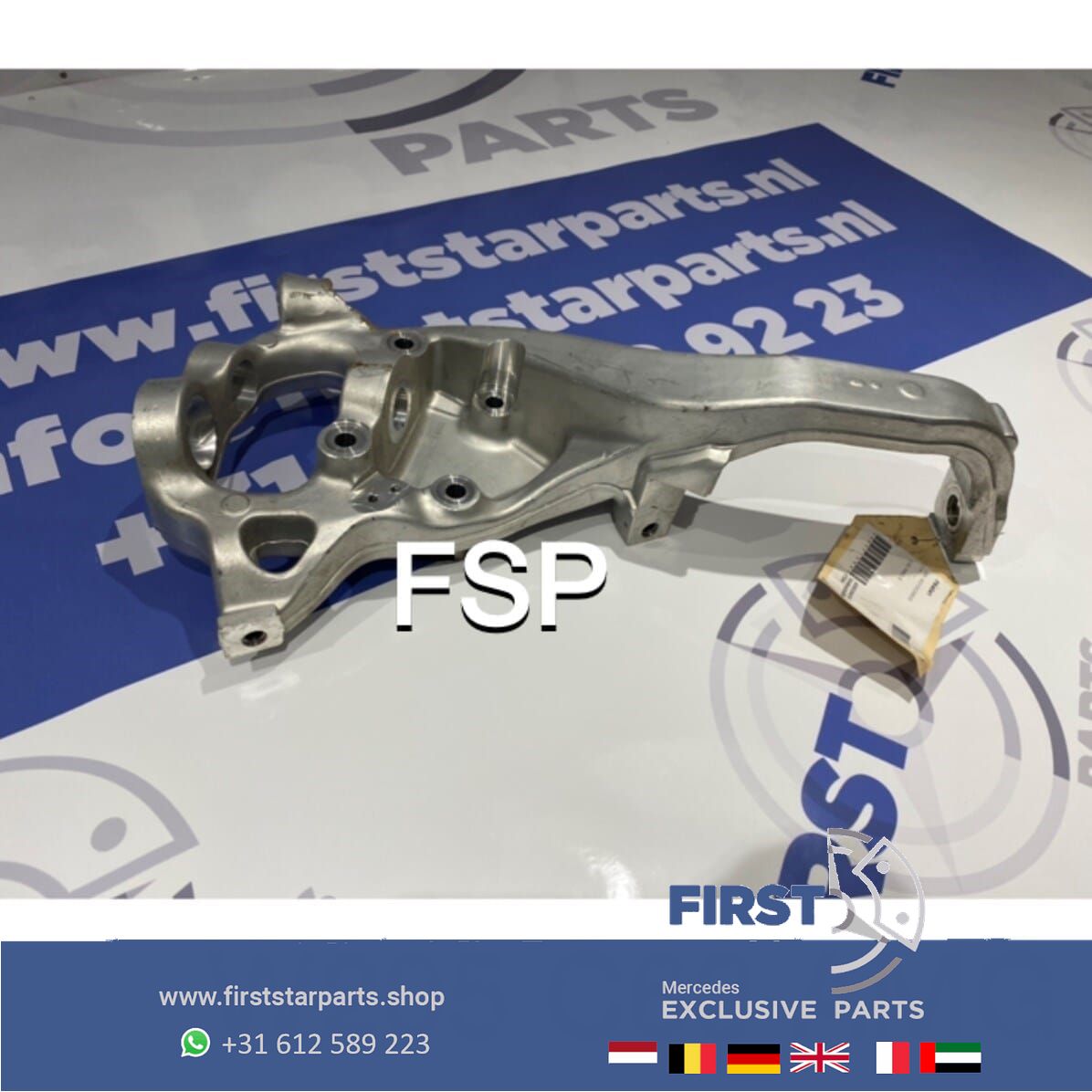 W205 C63s AMG FUSEE wielophanging LINKS / RECHTS VOOR C Clase 63 2014-2020 C63 AMG LINKSVOOR OF RECHTSVOOR wheel suspension complete usado en Menorca foto 2