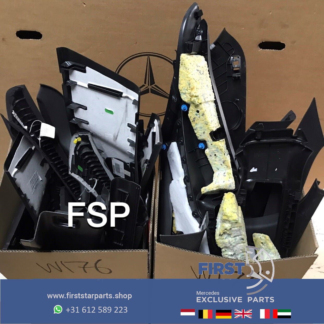 INTERIEUR LIJSTEN SET W176 W246 W117 W156 W204 W205 W212 W213 W207 ETC DIVERSE LIJSTEN wheel suspension complete usado en Menorca foto 15