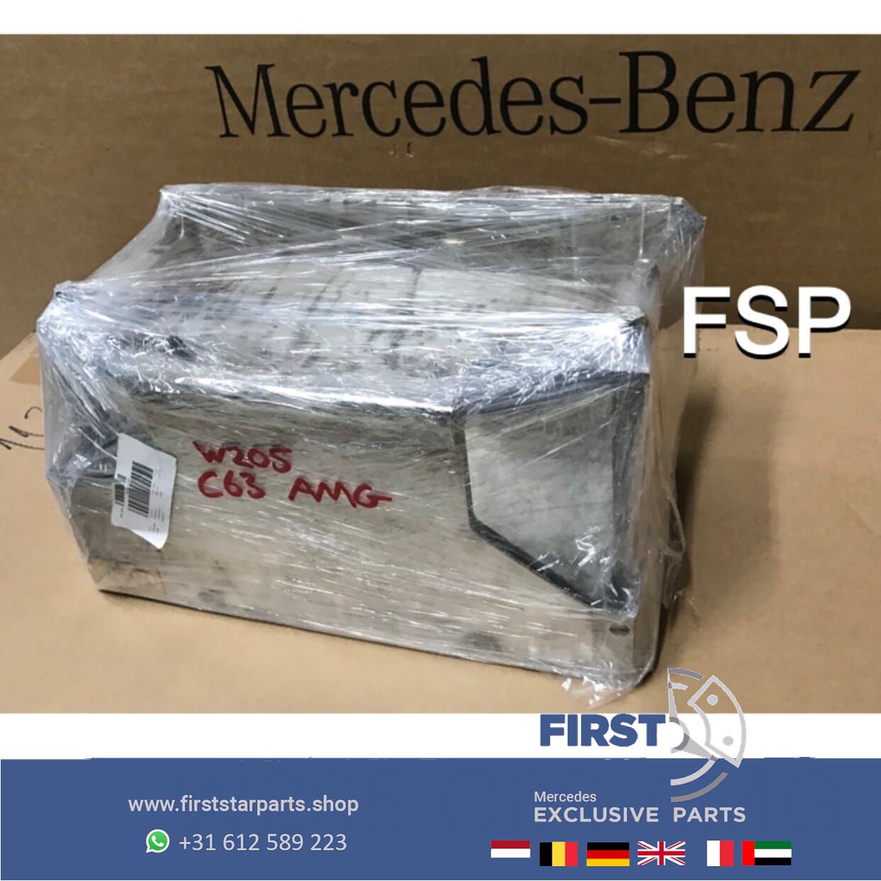 W205 C63 AMG ACCUBAK aluminium ACCU HOUDER BAK Mercedes C 63 Clase 2014-2020 originalinalinalinalinalINEEL battery container battery holder usado en Menorca foto 3