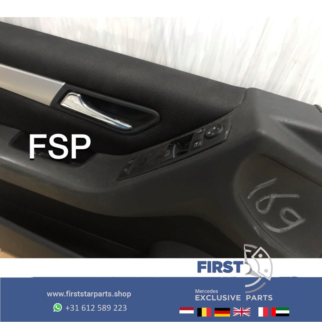 W169 A Clase DEURPANEEL LINKS VOOR Mercedes 2006-2012 originalINEEL door upholstery door panel single usado en Menorca foto 2