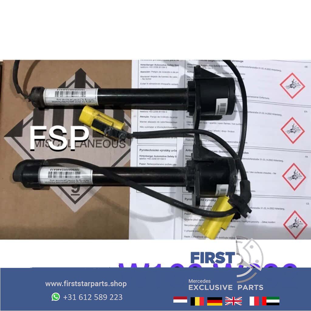 W166 W292 Motorkap activator airbag SET Mercedes GLE 2015-2019 LINKS + RECHTS gas pressure springs usado en Menorca