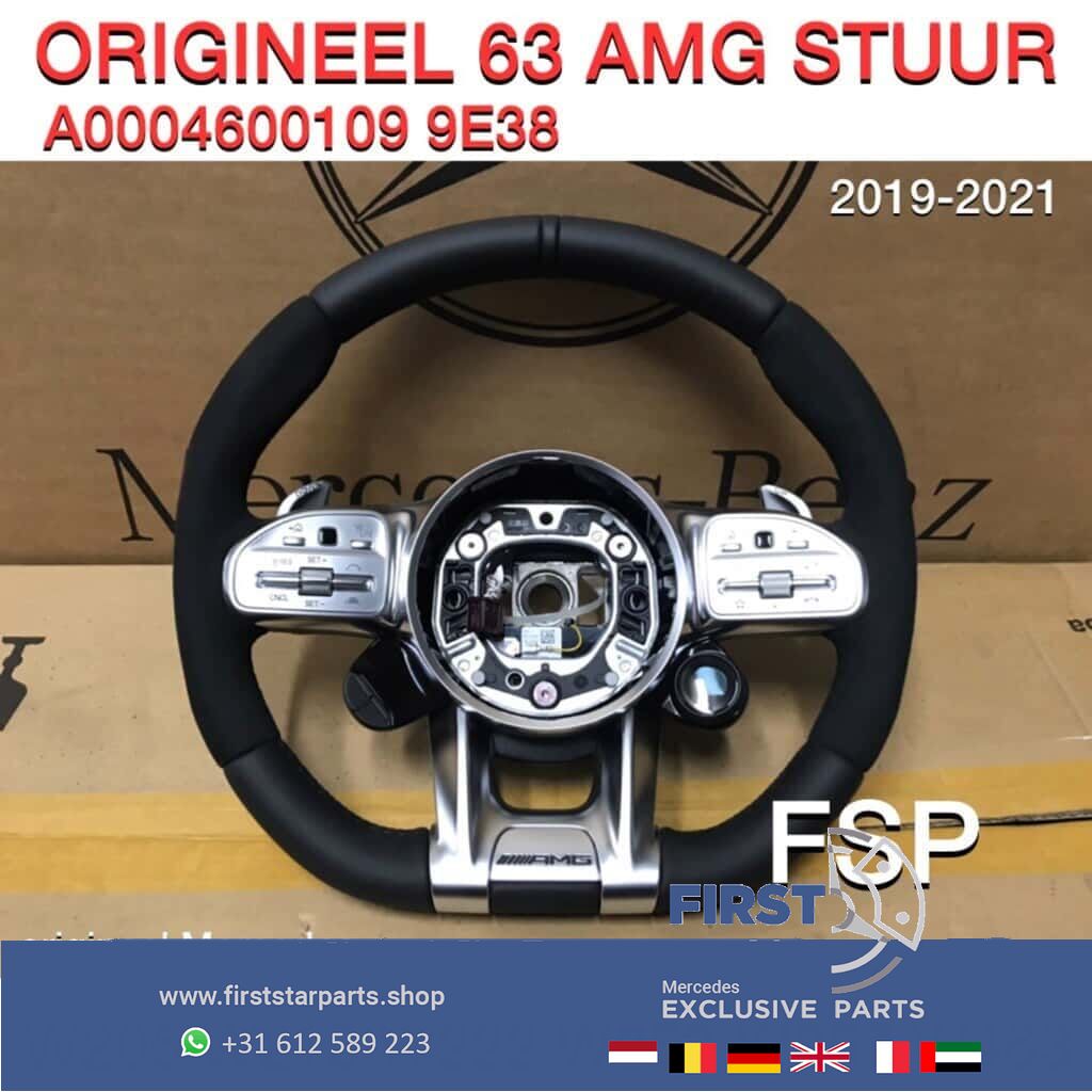 A0004600109 9E38 2020 AMG GT STUUR Mercedes A C CLA CLS E G GTR S Clase originalinalinalinalINEEL steering wheel usado en Menorca