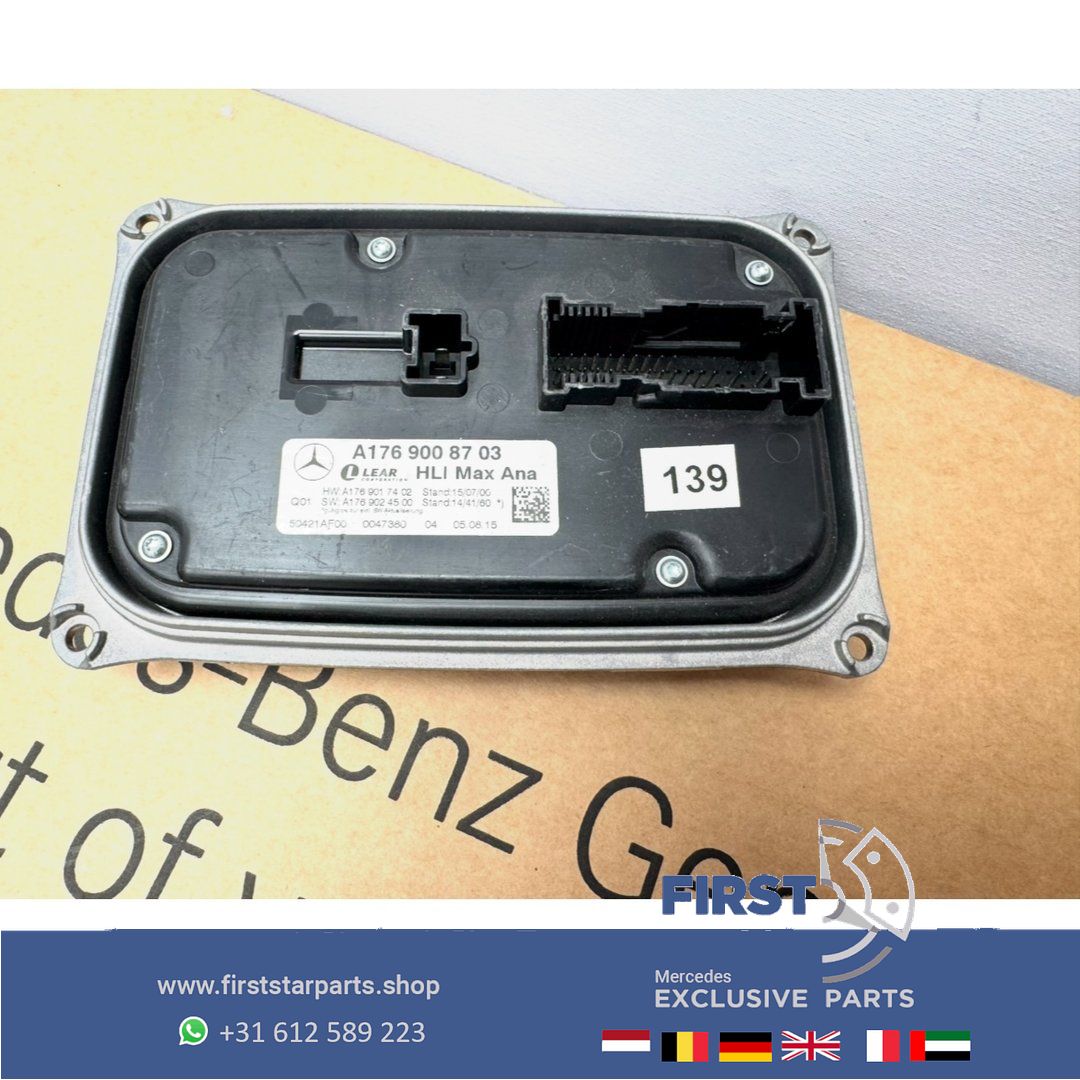 A1769008703 FACELIFT LED Koplamp Module W176 A W117 CLA Clase originalINEEL Mercedes L/R 45 AMG headlight adjustment motor usado en Menorca