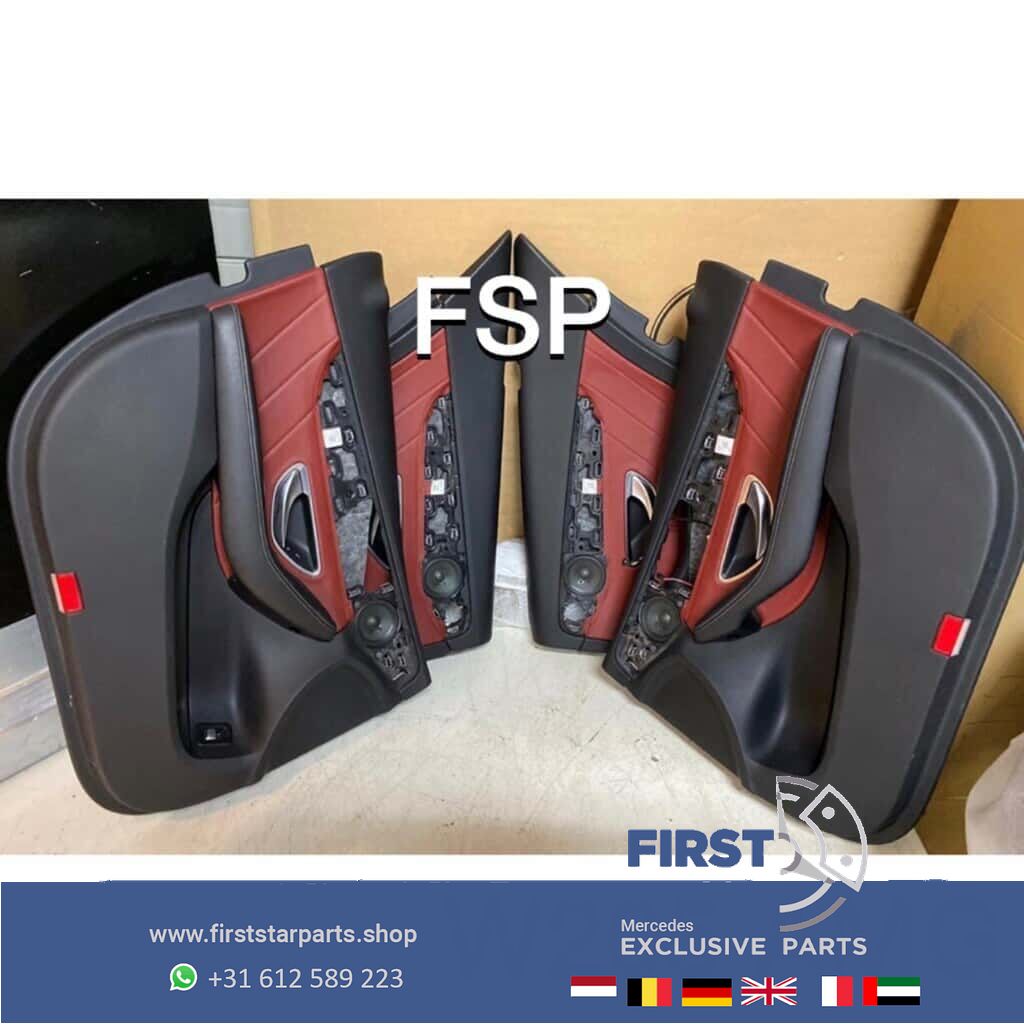W205 deurpaneel links rechts achter voor Mercedes C Clase 2019 rood deurpanelen door upholstery door panel complete set usado en Menorca