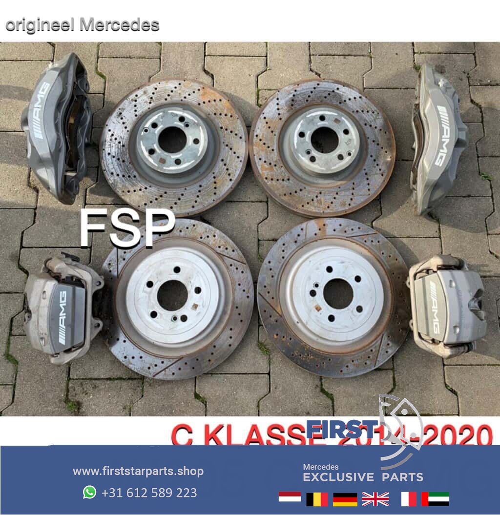 W205 C205 C63 AMG remmen set Mercedes C Clase 63 rem klauwen + schijven brake disk + caliper left and right usado en Menorca foto 4