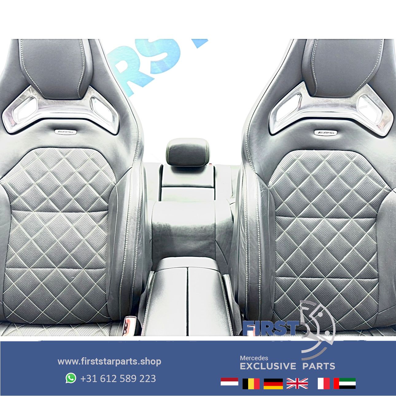 W253 GLC 63 AMG COUPÉ interieur Mercedes C253 GLC63 stoelen Edition 1 bekleding completo GLC63S PERFORMANCE INTERIEUR GELE STIK RECARO SITZE SEATS EDITION 1 chairs and bench usado en Menorca foto 13